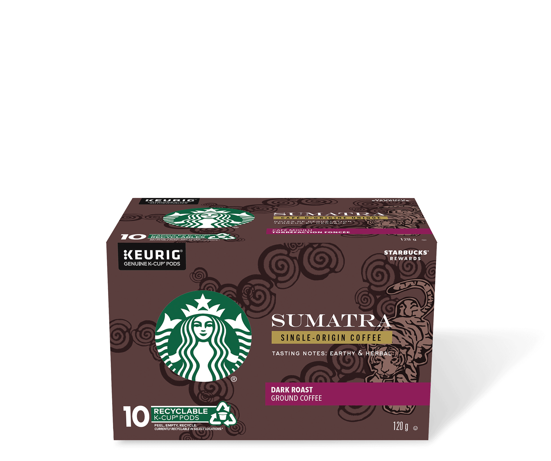 Starbucks® Sumatra SingleOrigin KCup Coffee Pods 10 count